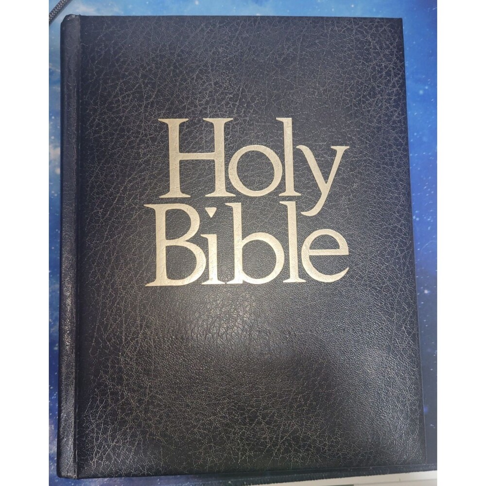The Holy Bible Old & New Testament KJV 1970 A. J. Holman Company Leather Bound